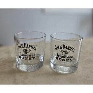 Set Of 2 Jack Daniels Tennessee Honey Rocks Lowball Glasses